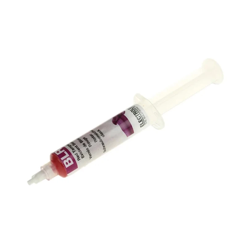 Electrolube Red Conformal Coating 10 L Syringe -50 °C to 135 °C Operating Temperature BLR10SL