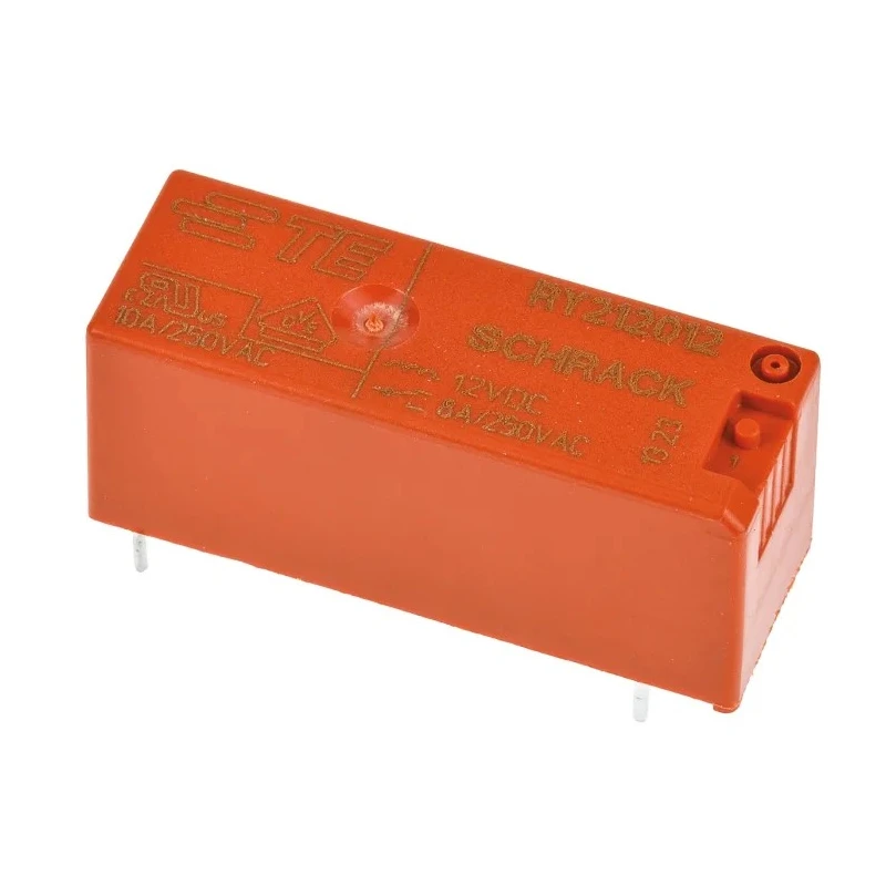TE Connectivity Power Relay PCB Mount SPDT 12V DC Coil 8A Switching Current RY212012