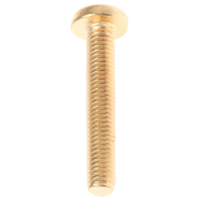 RS PRO Slot Pan Brass Machine Screw 30 mm M5 483-1634