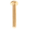 RS PRO Slot Pan Brass Machine Screw 30 mm M5 483-1634