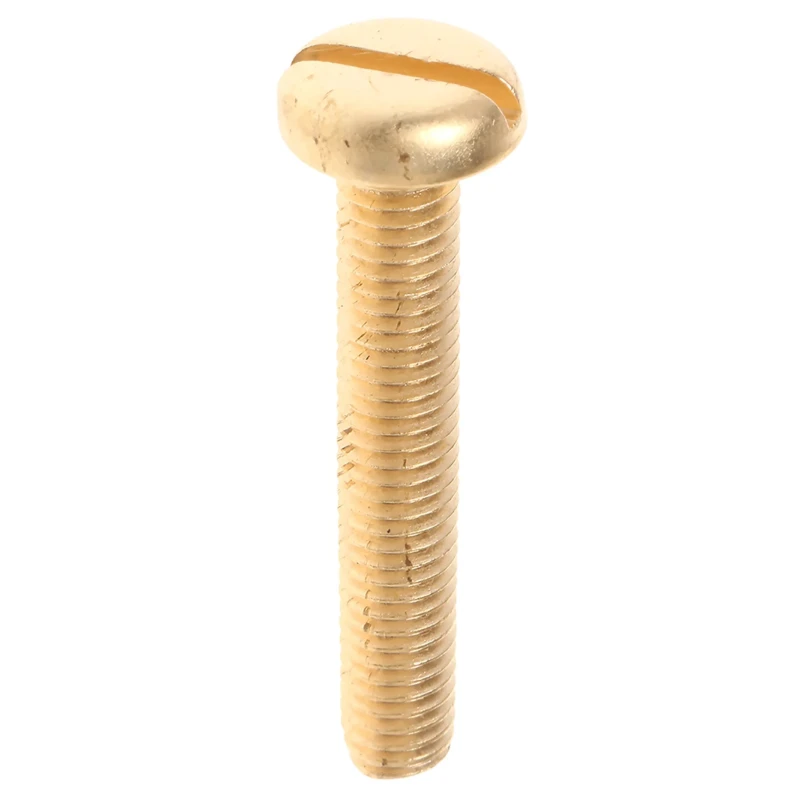 RS PRO Slot Pan Brass Machine Screw 30 mm M5 483-1634