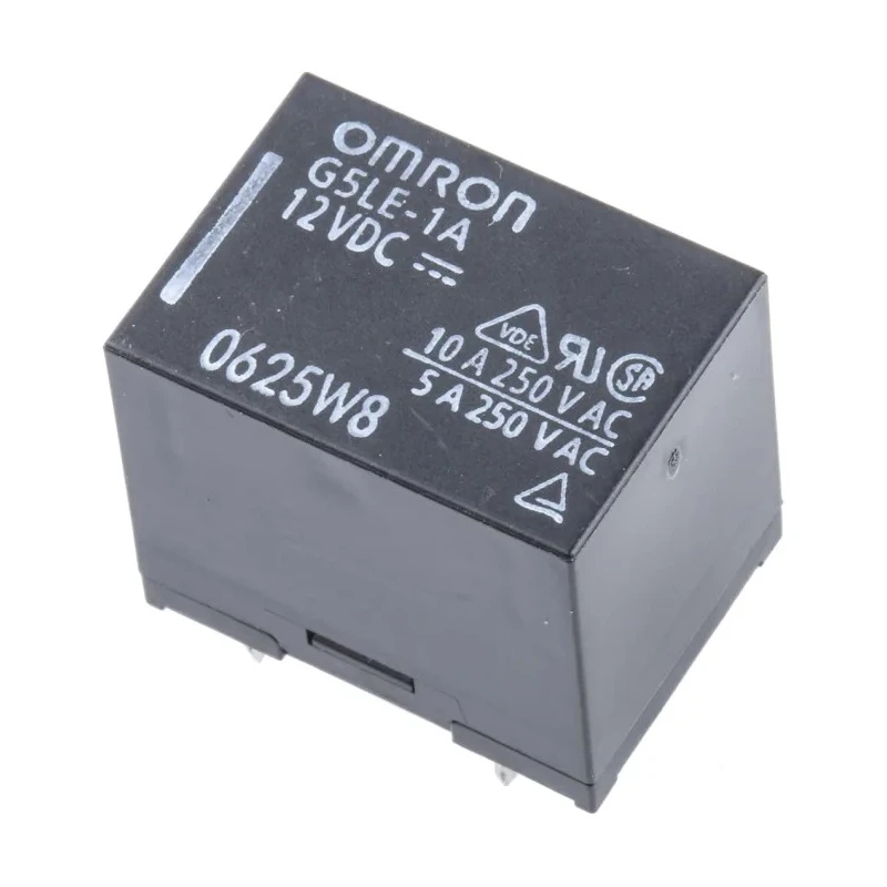 Omron Power Relay 12V DC Coil 10A Switching Current SPST PCB Mount G5LE-1A DC12