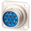 Amphenol Air LB Circular Connector 5 Contacts Panel Mount Socket Female IP66 IP67 800V 13A ECTA 133 