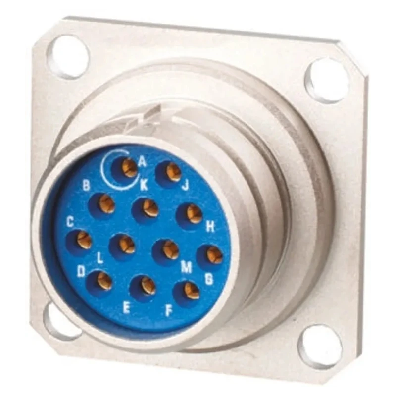 Amphenol Air LB Circular Connector 5 Contacts Panel Mount Socket Female IP66 IP67 800V 13A ECTA 133 