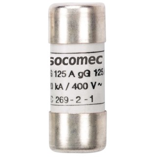 Socomec 100A F Cartridge Fuse 690V Industrial gG aM 22 x 58 mm 60620100