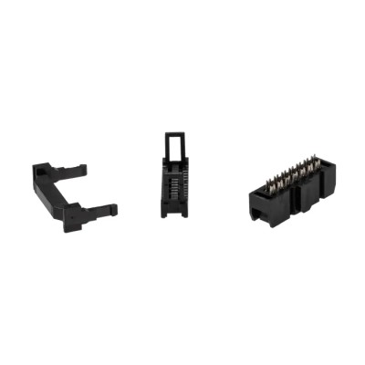 RS PRO 14-Way IDC Connector Female for Cable, 2 Row, 500V dc, 1A, Right Angle, Gold over Nickel 642-4963