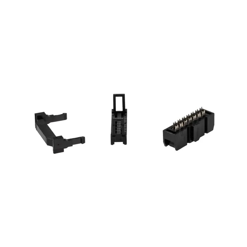 RS PRO 14-Way IDC Connector Female for Cable, 2 Row, 500V dc, 1A, Right Angle, Gold over Nickel 642-4963