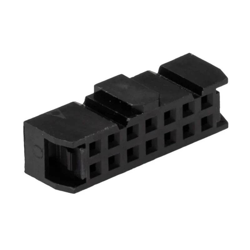 RS PRO 14-Way IDC Connector Female for Cable, 2 Row, 500V dc, 1A, Right Angle, Gold over Nickel 642-4963