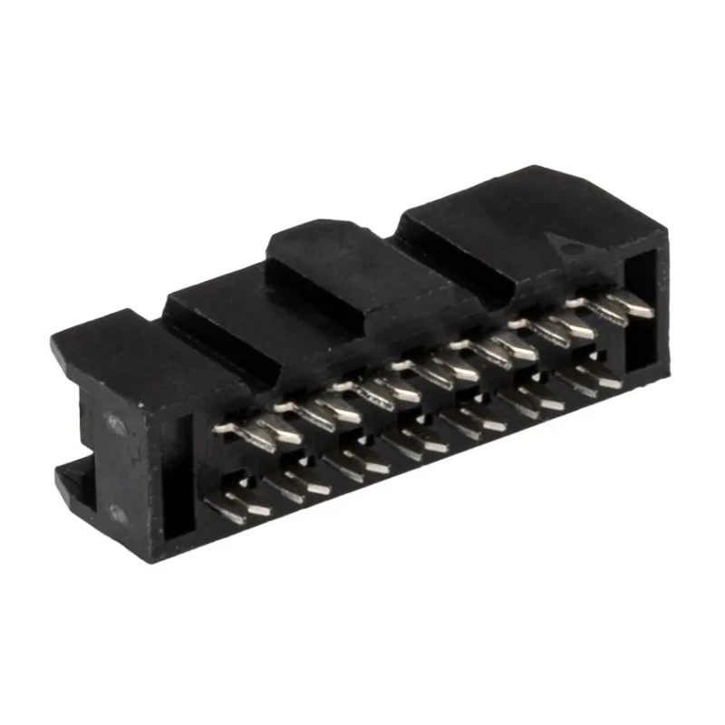 RS PRO 14-Way IDC Connector Female for Cable, 2 Row, 500V dc, 1A, Right Angle, Gold over Nickel 642-4963