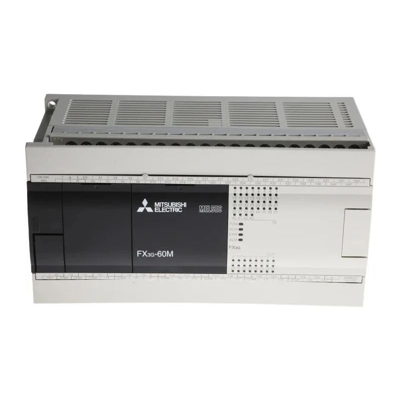 RS PRO FX3G Series Logic Module 36-Input Sink Input 24 Relay Outputs 8A RS232C RS422 RS485 100, 240V AC FX3G-60MR-ES