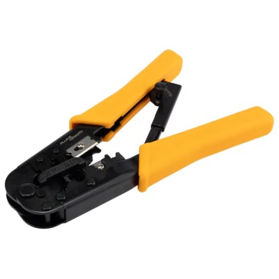 Fluke Networks Crimp Tool for RJ11, RJ12, RJ45 Connectors with Adjustable Ratchet 11212530