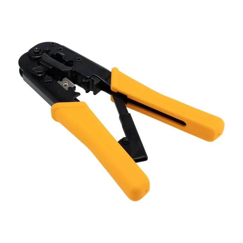 Fluke Networks Crimp Tool for RJ11, RJ12, RJ45 Connectors with Adjustable Ratchet 11212530