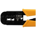 Fluke Networks Crimp Tool for RJ11, RJ12, RJ45 Connectors with Adjustable Ratchet 11212530