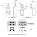 Honeywell Technologies GLA Series Roller Lever Limit Switch 2 NC/2 NO IP67 Die Cast Zinc Housing 600V AC 6A 