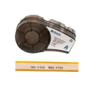 Brady Black on Transparent White Label Printer Tape, 25.4 mm Width, 4.27 m Length, Laminated, Compatible with M21-1000-427