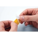 Brady Black on Transparent White Label Printer Tape, 25.4 mm Width, 4.27 m Length, Laminated, Compatible with M21-1000-427