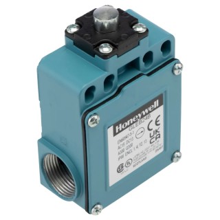 Honeywell Technologies GLE Series Plunger Limit Switch 2 NO/2 NC IP67 Die Cast Zinc Epoxy Coated Housing 240V AC 6A 