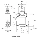 Honeywell Technologies GLE Series Plunger Limit Switch 2 NO/2 NC IP67 Die Cast Zinc Epoxy Coated Housing 240V AC 6A 