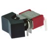 TE Connectivity SPDT On-On On-(On) Rocker Switch PCB, Thermoplastic Housing, Black Rectangular Actuator, IP67 1571986-8
