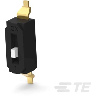 TE Connectivity Raised Rotary Coded DIP Switch Surface Mount EDS01SGNNTR04Q