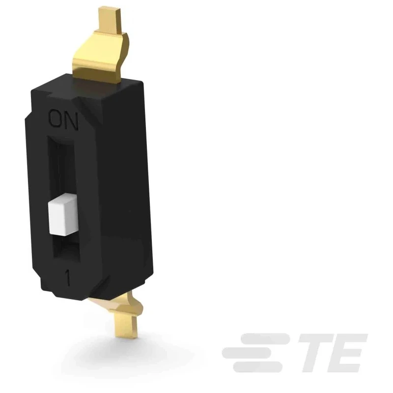 TE Connectivity Raised Rotary Coded DIP Switch Surface Mount EDS01SGNNTR04Q