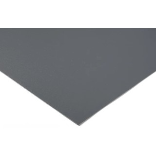 RS PRO Grey PVC Plastic Sheet 1 m x 1 m x 9 mm 704-8208