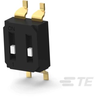 TE Connectivity Recessed Rotary Coded DIP Switch Surface Mount EDS02SGRSTU04Q