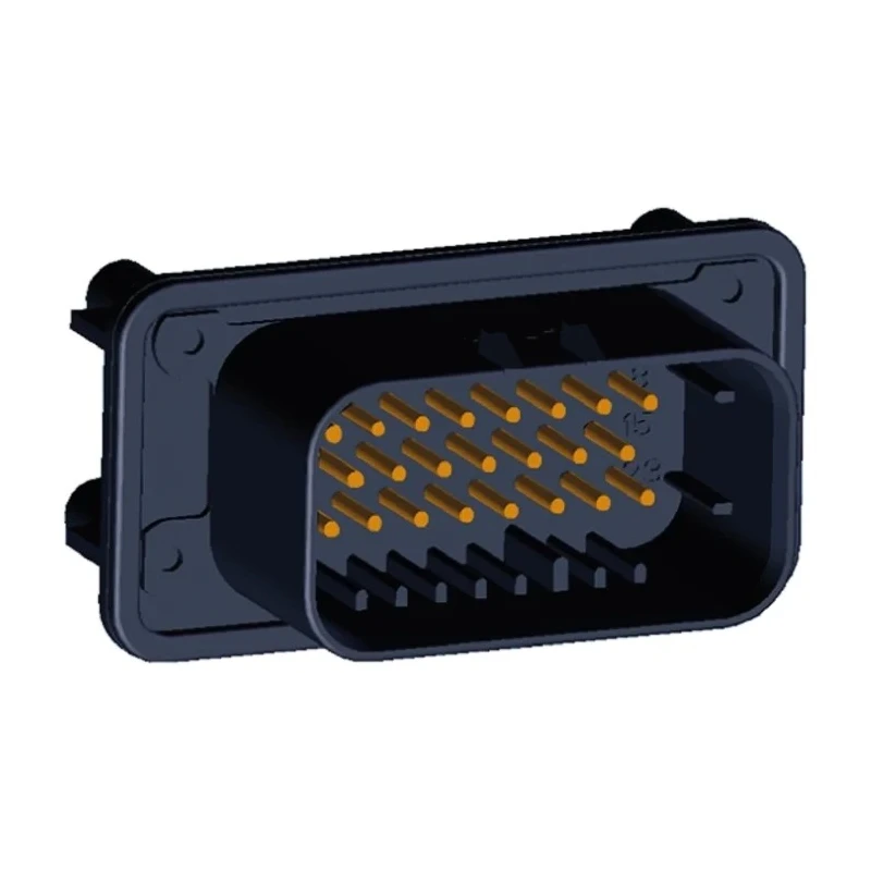 TE Connectivity Ampseal Automotive Connector Male Black Panel Mount 23 Way Solder Termination 1-776228-1