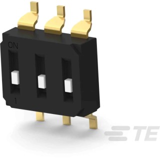 TE Connectivity Recessed Rotary Coded DIP Switch Surface Mount EDS03SGRNTR04Q