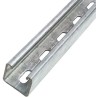 Unistrut 41 x 41 mm Galvanised Steel Strut Slotted Channel, 3 m Long P1000Tx3m