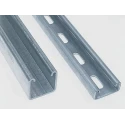 Unistrut 41 x 41 mm Galvanised Steel Strut Slotted Channel, 3 m Long P1000Tx3m