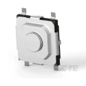 TE Connectivity Silver Tactile Switch Rocker 5.2 mm SPST 50mA 12 V dc Surface MSLPT5252BG4MTR