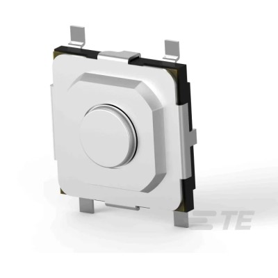 TE Connectivity Silver Tactile Switch Rocker 5.2 mm SPST 50mA 12 V dc Surface MSLPT5252BG4MTR