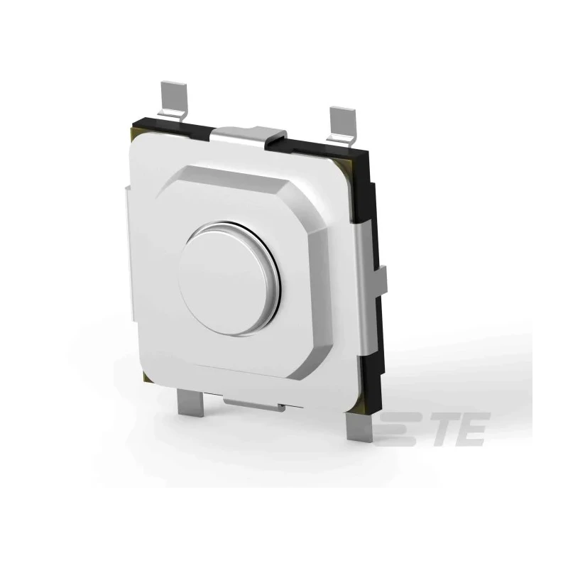 TE Connectivity Silver Tactile Switch Rocker 5.2 mm SPST 50mA 12 V dc Surface MSLPT5252BG4MTR