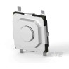 TE Connectivity Silver Tactile Switch Rocker 5.2 mm SPST 50mA 12 V dc Surface MSLPT5252BG4MTR