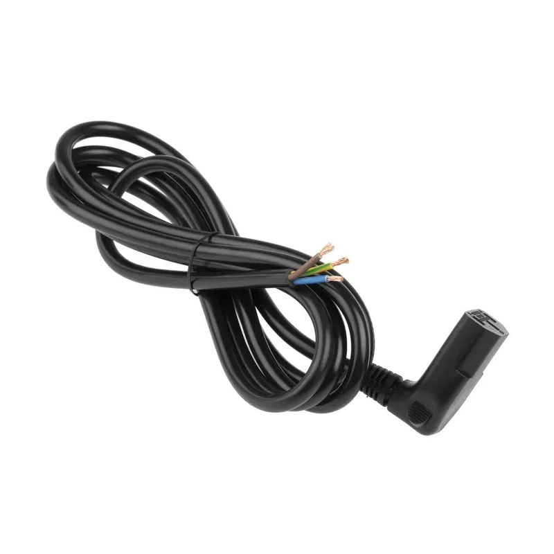 RS PRO IEC C13 to Unterminated Power Cord 2 m Black PVC 250V 10A 744-0938