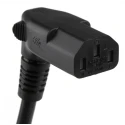 RS PRO IEC C13 to Unterminated Power Cord 2 m Black PVC 250V 10A 744-0938