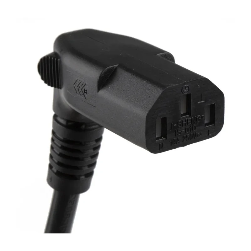 RS PRO IEC C13 to Unterminated Power Cord 2 m Black PVC 250V 10A 744-0938