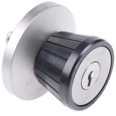 Euro-Locks a Lowe & Fletcher group Company Cabinet Lock Keyed Chrome 11 mm Panel-to-Tongue, 22 mm Cutout Depth 1605013