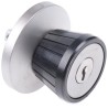 Euro-Locks a Lowe & Fletcher group Company Cabinet Lock Keyed Chrome 11 mm Panel-to-Tongue, 22 mm Cutout Depth 1605013
