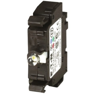 Eaton RMQ Titan M22 Series Contact & Light Block, Green LED Illumination, 1 CO, 15mA Current Rating 115974 M22-SWD-K11LED-G