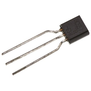 onsemi Small Signal PNP Silicon Transistor, Maximum DC Collector Current -100 mA, Maximum Collector Emitter Voltage BC557BTA