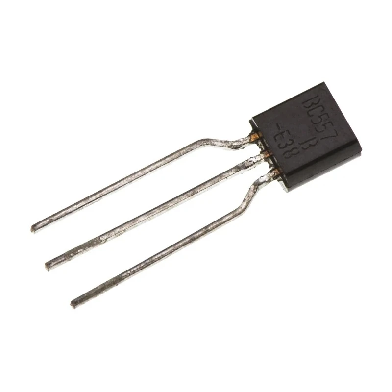 onsemi Small Signal PNP Silicon Transistor, Maximum DC Collector Current -100 mA, Maximum Collector Emitter Voltage BC557BTA