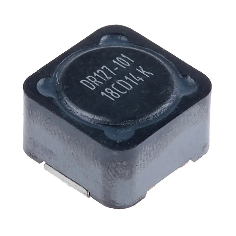Eaton DR127-101-R Wirewound Shielded Surface Mount Inductor with Ferrite Core 100 μH ±20 % 3.64A IDC