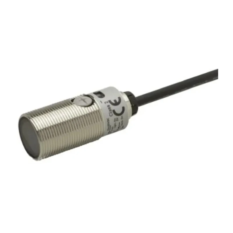 Omron Through Beam Photoelectric Sensor, Barrel Style, 20 m Detection Range, NPN Output, IP69K, IP67, Nickel E3FB-TN11 2M