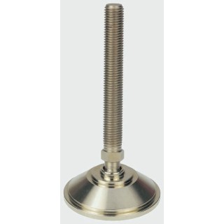 Nu-Tech Engineering M16 70 mm Diameter Adjustable Foot Nickel Plated Steel 1500 kg Static Load Capacity 10 ° Tilt A070/011