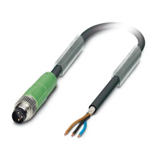 Phoenix Contact Sensor Actuator Cable SAC-3P-M 8MS/ 1.5-PUR SH 1.5m Polyurethane Jacket Male 3 Way M8 to 3 Way 1521614