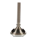 Nu-Tech Engineering M12 55 mm Diameter Adjustable Foot Nickel Plated Steel 450 kg Static Load Capacity 10 ° Tilt A070/001