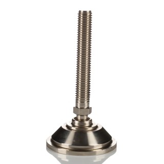 Nu-Tech Engineering M12 55 mm Diameter Adjustable Foot Nickel Plated Steel 450 kg Static Load Capacity 10 ° Tilt A070/001