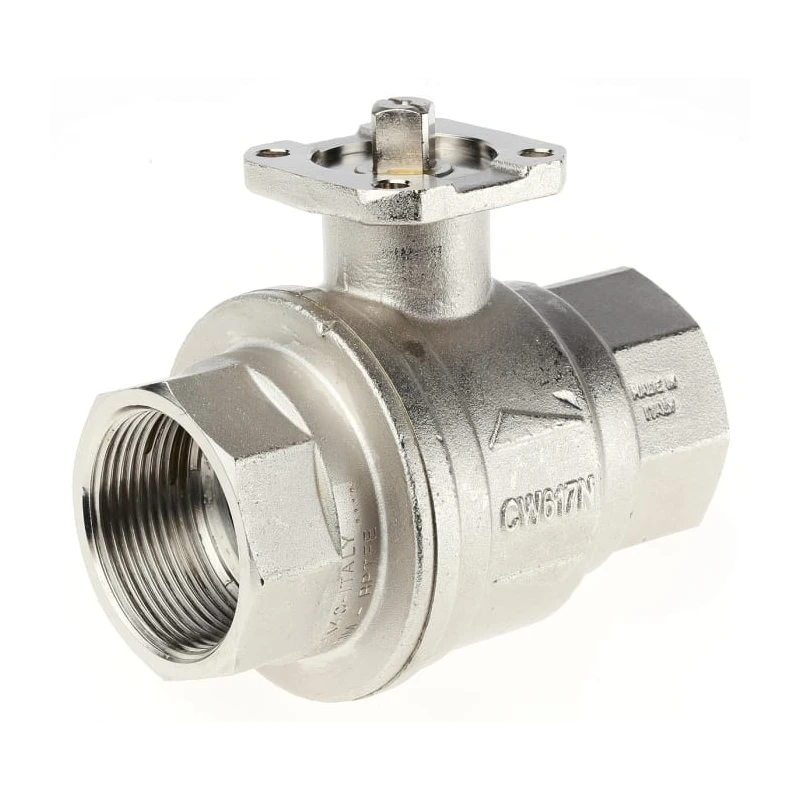 RS PRO Brass Threaded Ball Valve 1-1/2 in, Brass Body, 40 bar, 170°C Operating Temperature 812-5245